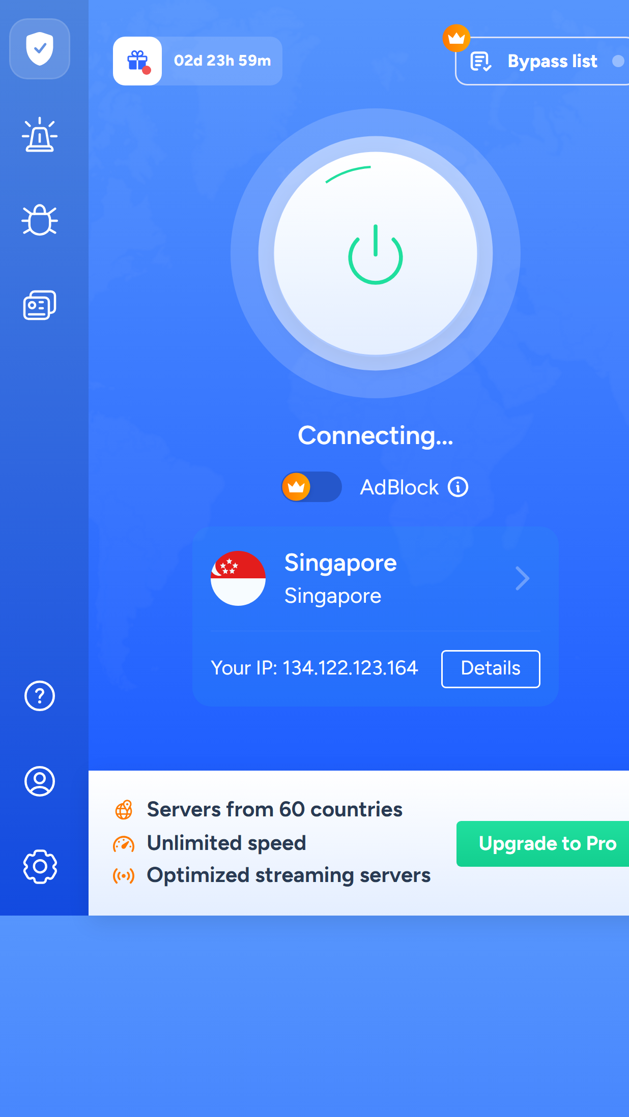 Screenshot da 134.122.123.164