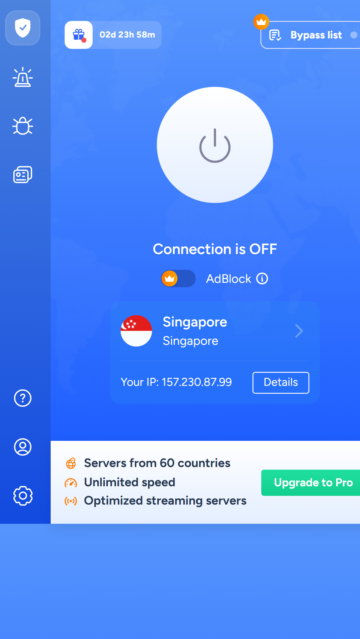 Screenshot da 157.230.87.99